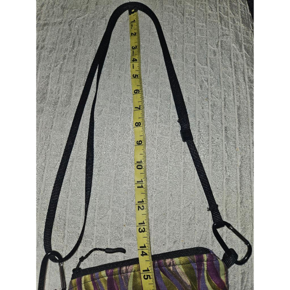 Vintage Nymf Women's Purple & Green Crossbody HandBag Purse (Made in the USA) - Picture 11 of 12